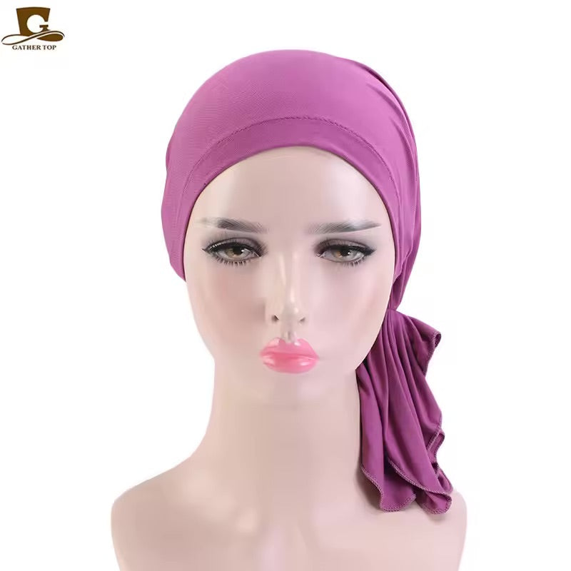 Flowing Grace Pre-tied Turban
